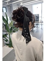 トリッカ シブヤ(TRICCA SHIBUYA) 高めお団子/アップスタイル/お呼ばれヘアアレンジ