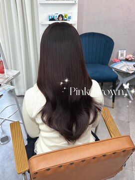 ネクストハラジュク(NEXT HARAJUKU) ピンクブラウン/髪質改善/顔周りカット/原宿/表参道