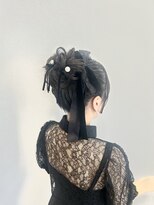 ソソ(soso.) ダークパープル/ナチュラルショート/夏のヘアアレンジ/木更津