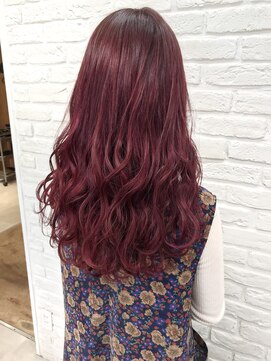 アンククロス 表参道(ANKH CROSS) チェリーレッド×エクステ60枚