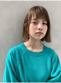【mee.】　ハセガワヒトシ　切りっぱなし外はねボブ