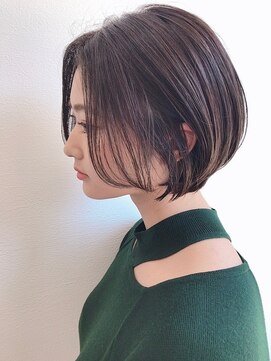 ポンテロッソ 荒江店(ponte rosso) ハンサムショート×ラベンダーベージュ★モーブカラー