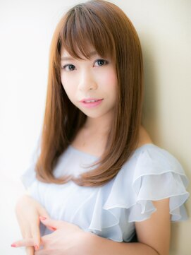 ブルー(BLUE) *CUORE水戸*…大人かわいい♪ブランジュ小顔ワンカール♪b