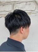 ツーブロック×マッシュ