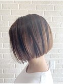 切りっぱなしボブ