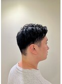 ツーブロックショート