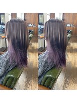 ヘアーサロン リバース(Hair Salon Rebirth)&nbsp;【防府/Rebirth】グレージュ×ラベンダー