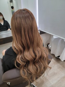 グランディールヘアデザイン(grandir hairdesign) エクステでハイライト