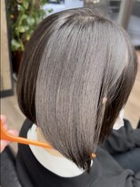 ヴィフ 大船(VIF)&nbsp;ボブ/白髪ぼかし/脱白髪染め/ショートボブ/グレージュカラー大船