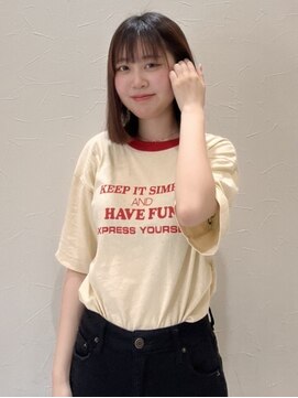 アフロディーテ(Aphrodite) シンプル・ストレートボブ・カラーはアンバー