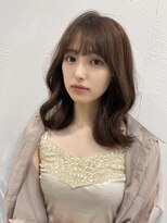 ルームバイシー 新宿(Loom. by Sea)&nbsp;韓国風前髪×ショコラアッシュ【髪質改善/新宿/ふんわりカール】