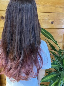 ルチュラ(lucula) くすみピンク グラデーション