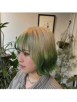 ノリト(norito)&nbsp;ホワイトベージュ×グリーン