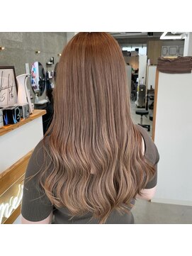 ラル(Lull) 【ツーブリーチ×ラテミルクティー】ケアブリーチ/髪質改善