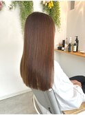 ロングで多毛で癖があるからこそ美髪ストレート♪