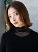 20代30代大人かわいいナチュラル暗髪エアーストレートヘア