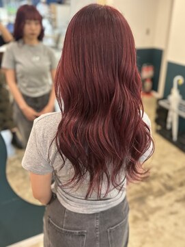 ヘアーブレイス(hair brace) 深めレッド