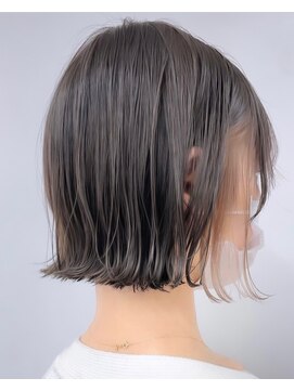 サンド 名古屋(sand) ボブ/レイヤーカット/髪質改善/ウェットヘア/オリーブベージュ