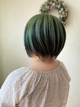 ケイズプラス(K's PLUS) アクセントカラーショートボブ