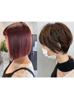オリジナルcut×豊富な提案力-髪質/骨格/癖のお悩みを見極め貴女に似合うショートを叶える*[水戸/学割U24]