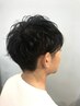 【メンズ限定】メンズカット＋ナチュラルパーマ＋シャンプー　￥11000