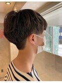 20代30代40代☆直毛でも、くせ毛風パーマでマッシュショート☆