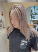ミルクティーベージュ人気レイヤーケアブリーチハイトーン渋谷駅