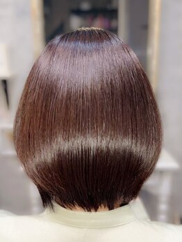 ニーム(Nime)の写真/【髪質改善◇メテオカラー】トリートメント入りカラーでサロン帰りのツヤ髪、指通り/まとまりが続く＊