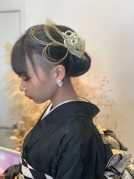 ビジョルノ つくばみどりの店(Begiorno) 20代30代40代◎結婚式アッシュカラーこなれ大人まとめ髪シニヨン