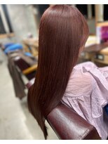 ロッソ ヘアアンドスパ 北千住店(Rosso Hair&SPA) 艶さらピンクブラウン【北千住】