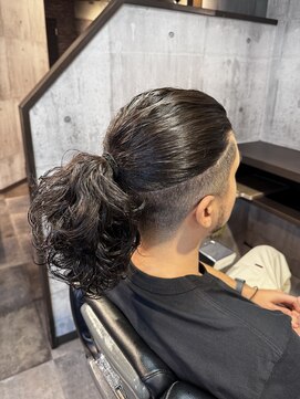 スウェル 七隈四ツ角店(SWELL) マガジンパーマ　福岡マンバン　ポニテアレンジ