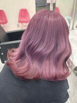 ミニョン(mignon)&nbsp;韓国/ダブルカラー/ブリーチ/ピンク/学割U24/新越谷/南越谷/草加