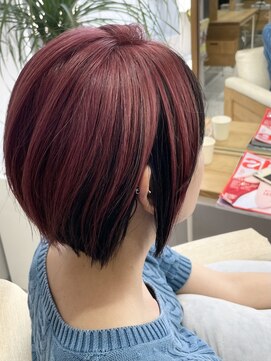 オーセンヘア(AUTHEN.HAIR) アンブレラカラー×ピンクパープル