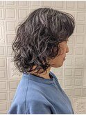 くせ毛風レイヤーロブ