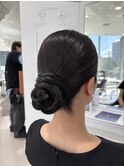 ヘアセット／シニヨン