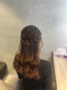 イマージュ(image) ハーフアップ