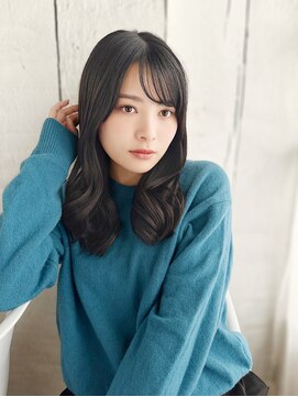 ラピス 銀座 blue店(Lapis) 《30代～大人透明感》白髪ぼかしハイライト＋艶カラー