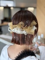 エイト 沖縄豊崎店(EIGHT toyosaki)&nbsp;【EIGHT 豊崎】お客様スタイル_ 華やかアレンジショートヘア