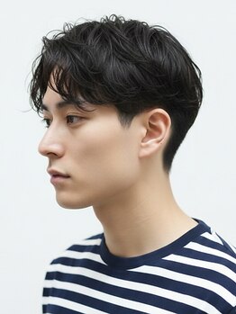 men's salon Gthree３【メンズサロンジースリー】の写真/【ON/OFF自在】2WAYスタイルで仕事も休日もオシャレにキマる！仕事中はビシッとしたアップバンクで信頼感◎