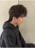 MEN’S HAIR/波巻きツイストスパイラル/リバースセンターパート