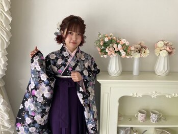 アリエス 八重洲店(Aries)の写真/着付け【袴￥7,300/訪問着,留袖￥7,800/振袖￥8,800】お荷物郵送可能