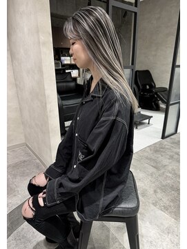 アコ(Aco) ★プラチナシルバー系バレヤージュ★