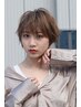 前髪カット+艶カラー¥11,000→¥8,700【船橋】