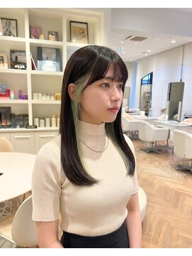 ハーツオオサカ(HE:ARTS OSAKA) 韓国インナーカラー×エギョモリカット