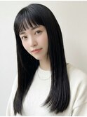 髪質改善 酸性ストレート 縮毛矯正 黒髪［四ツ橋/心斎橋］