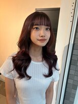 ルオラ(Luora)&nbsp;ブリーチなしダブルカラー×ピンクラベンダー