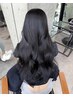 メンテナンスカット+髪質改善艶カラー+バイカルテ1step+ReFaバブル¥10000