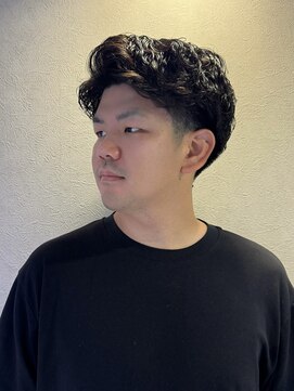 ミーク(meak) 簡単アップバングセット◎ビジネスパーマ