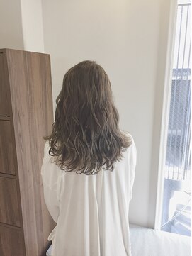 アンス 大阪梅田(ANs.) 大人かわいい☆フェアリーな透明感&ツヤ感ブラウンベージュ