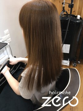 ヘアメイクゼロ 坂戸駅前店(hairmake zero) ゼフィラム　オージュア　ナチュラルベージュ